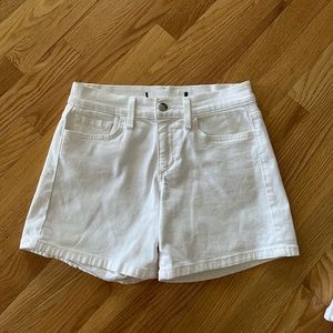 TWO pairs of white Joe Jeans shorts!